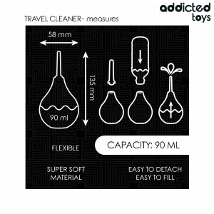 ADDICTED TOYS - TRAVEL ANAL CLEANER ROZMIAR S 90 ML